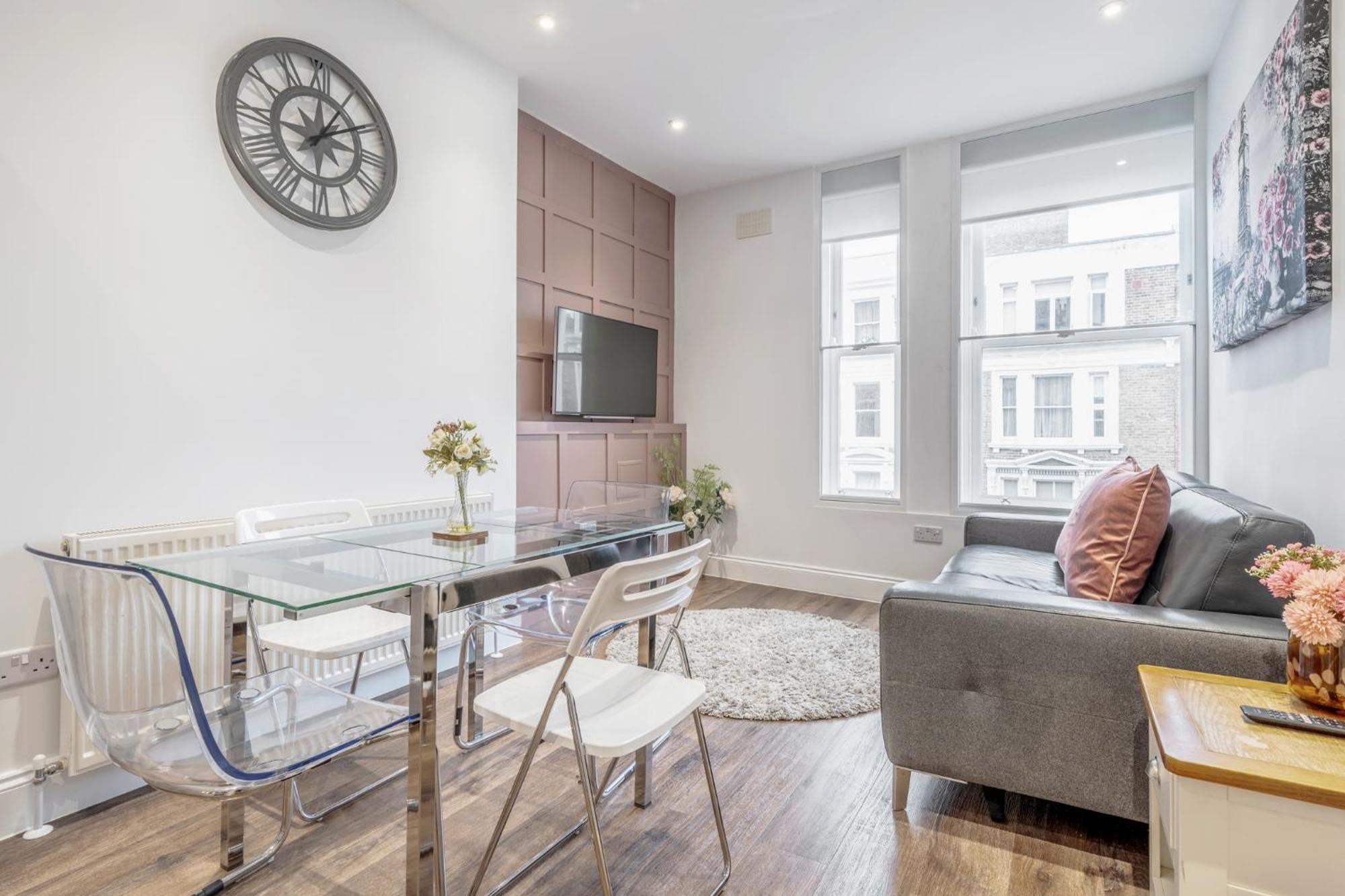 Bright & Modern 2-Bed Notting Hill Apartment Лондон Екстериор снимка